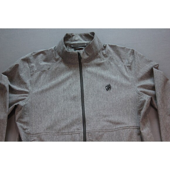 Greg Norman Men's Woven Windbreaker Full-Zip Golf Jacket Gray Stretch Sz M - Picture 2 of 12